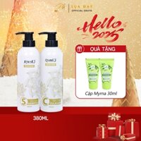 Cặp Gội - Xả Tóc Collagen KAMI Siêu Phục Hồi Cho Tóc Hư Tổn, Không Chứa Silicone 380ml