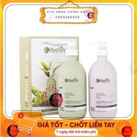 Cặp gội xả trà xanh GREEN TEA  Eillyelsty, dầu thảo dược cao cấp siêu mượt tóc 800ml