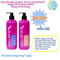 Cặp gội,xả phục hồi đa năng Delofil Argan Oil Protein Multi Function Magic Complex  hàng chính hãng.