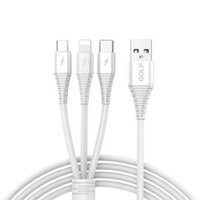 Cáp Golf 3 in 1  sạc nhanh 3A GC-65 1 mét