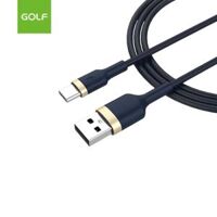 Cáp Golf USB-A to Type-C 2.4A GC-71T dây dù 1M