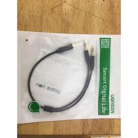 Cáp gộp Audio 3.5mm 2 vào 1 ra - cho Mic và headphone Ugreen 20898 .