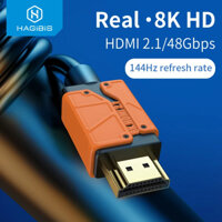 Cáp Hagibis HDMI 2.1 8K 48Gbps Dây HDMI Tốc Độ Siêu Cao 8K60Hz 4K120Hz 144Hz eARC HDR HDCP 2.2 2.3 Tương Thích Với Roku Samsung Sony LG Xbox PS4 / 5 Switch