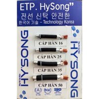 Cáp Hàn Dây Đồng Hàn Quốc HY'SONG Đủ Các Loại CH16, CH25, CH35, CH50, CH70 - HÀNG CHÍNH HÃNG