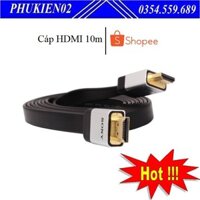 Cáp HDMI 10m tương thích với những PC,PS3,XBOX360, màn hình hiển thị, thiết bị điện tử -  Hàng chính hãng(HDMI Sony 10m)