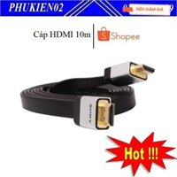 Cáp HDMI 10m tương thích với những PC,PS3,XBOX360, màn hình hiển thị, thiết bị điện tử -  Hàng chính hãng(HDMI Sony 10m)