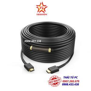 Cáp HDMI 1.4 dài 50M hỗ trợ Ethernet + 4K2K Ugreen 50765 (Chip Khuếch Đại)