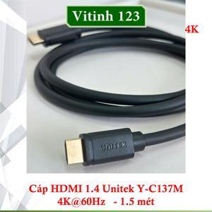 Cáp HDMI 1.5m Unitek Y-C137M