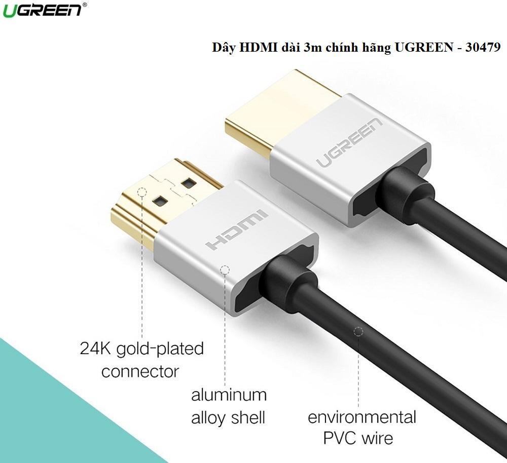 Cáp HDMI Ugreen 30479 - 3m