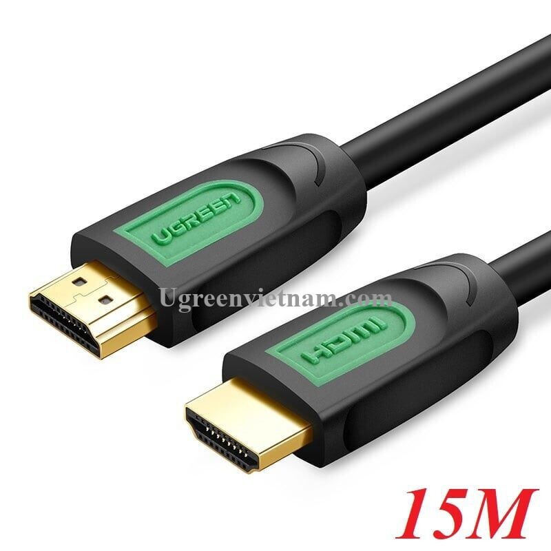 Cáp HDMI 2.0 HD101 đồng nguyên chất model HD101 đen 15M Ugreen 40468