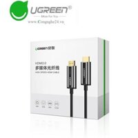 Cáp HDMI 2.0 sợi quang 15m Ugreen 50215 hỗ trợ 4K/60Hz cao cấp