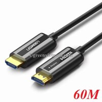 Cáp HDMI 2.0 Sợi Quang Dài 60M 80M Hỗ Trợ 4K60Hz HDR Cao Cấp Ugreen 50220 50221 - hàng chính hãng - 60M