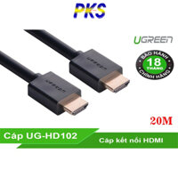 Cáp HDMI 20M cao cấp hỗ trợ 3D 4K HD 1080 Ugreen 10112 chính hãng