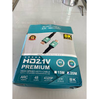 Cáp HDMI 2.1 8K cao cấp, 20M,HDMI 2.1V PREMIUM HDTV 8K