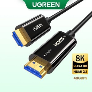 Cáp HDMI 2.1 sợi quang 10M Ugreen 8K 4K cao cấp 80406