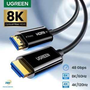 Cáp HDMI 2.1 sợi quang 10M Ugreen 8K 4K cao cấp 80406