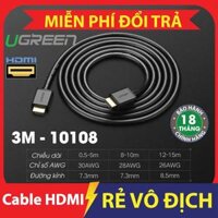 Cáp HDMI 3m chính hãng Ugreen 10108