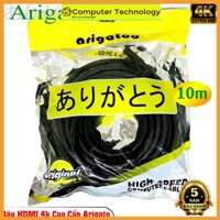 Cáp hdmi 4K, dây cáp tín hiệu hdmi 4k dài 10m Arigato chính hãng, hàng cực xịn, tín hiệu siêu nét, ổn định