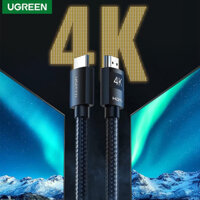 Cáp HDMI 4K Ugreen 40104 40105 40108 HD119 (HD 1.4 4K@30Hz  ARC+ IC khuếch đại, dây dù)