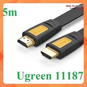 Cáp HDMI 5M sợi dẹt hỗ trợ 4Kx2K chính hãng Ugreen 11187