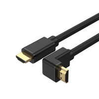 Cáp HDMI 5M UNITEK Góc Phải 90 Độ Khuỷu Tay HDMI 1.4 Cáp  1080P UNITEK C1010