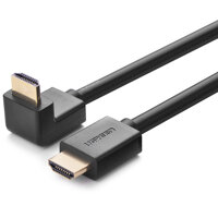 Cáp HDMI bẻ góc vuông 90 độ bẻ xuống dài 1m UGREEN HD103 10172 - Hàng chính hãng