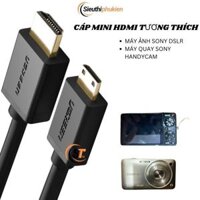 Cáp HDMI cho máy quay sony Handycam kết nối máy tính, dây mini hdmi máy quay sony 1.5m