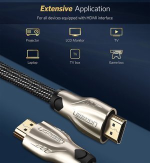 Cáp HDMI dài 10M hỗ trợ 3D 4K Ugreen 11195