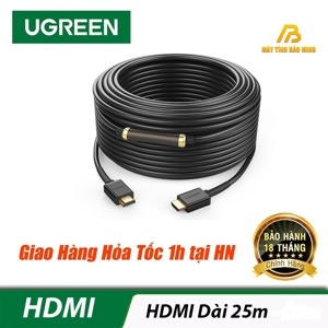 Cáp HDMI dài 25M hỗ trợ Ethernet Ugreen UG-10113