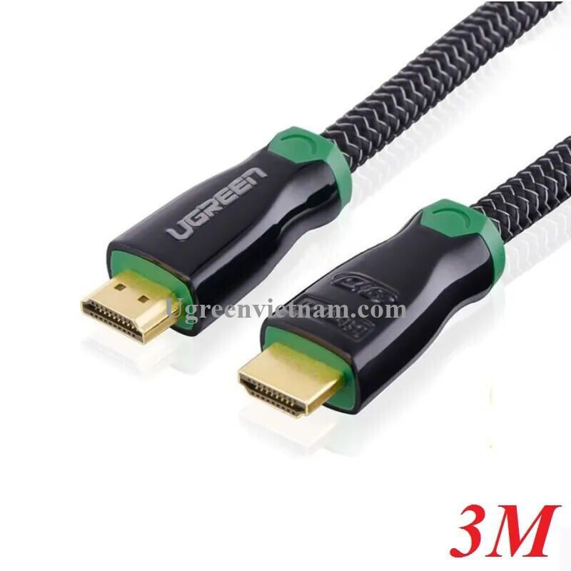 Cáp HDMI dài 3m bọc lưới chống nhiễu Ugreen 10293