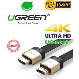 Cáp HDMI dẹt 3M Ugreen hỗ trợ 3D, 4K UG-10262