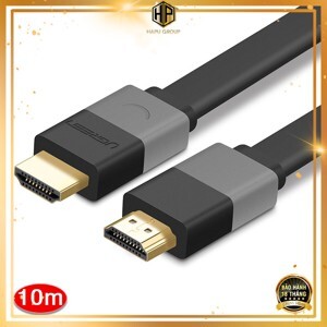 Cáp HDMI dẹt vỏ nhựa trợ 3D 4K Ugreen 30114 10m