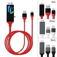 Cáp HDMI GOFIDIN Loại C Cho Điện Thoại Sang Tivi Máy Chiếu 1M / 2M HDMI Cáp Tương Thích Cáp Sạc Cáp Video Dây USB-C 4K Bộ Chuyển Đổi HDMI