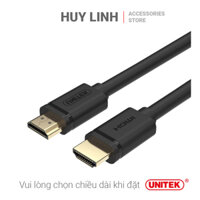 Cáp HDMI tiêu chuẩn 1.4 Uniteck - Hỗ trợ 4K Chiều dài 1.5M 5M 8M 10M 15M 20M