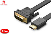 Cáp HDMI to DVI 24+1 15M UGREEN HD106 UG-30142 mỏng, dẹt