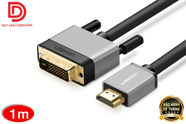 Cáp HDMI to DVI 24+1 Ugreen 20885 - 1m