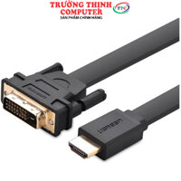 Cáp HDMI to DVI (24+1) mỏng dẹt dài 5M Chính hãng Ugreen 30138