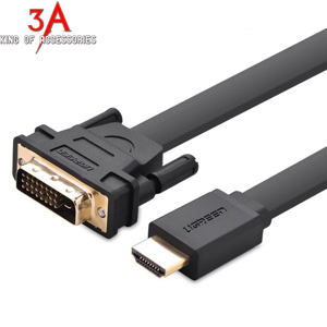 Cáp HDMI to DVI mỏng dẹt Ugreen 30105 1.5M