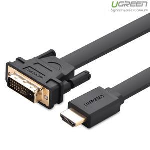Cáp HDMI to DVI mỏng dẹt Ugreen 30141 12M
