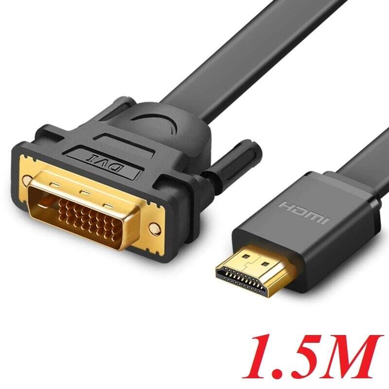 Cáp HDMI to DVI mỏng dẹt Ugreen 30105 1.5M