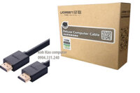 Cáp HDMI to HDMI 1.4 dài 25m ugreen có chíp khuếch đại 10113 cao cấp