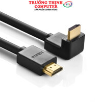 Cáp HDMI to HDMI HD103 dài 2m bẻ xuống góc vuông 90 độ Ugreen 10173