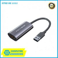 Cáp HDMI to USB 2.0 Capture 1080P60hz thương hiệu ACASIS