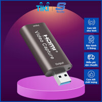 Cáp HDMI To USB 3.0 Video Capture SeaSy, Hỗ Trợ Live Stream, Ghi Hình Vào Máy Tính Từ Điện Thoại, Ipad, Camera, PC, PS, 360 Wii U Camcorder DV, Video Conference, HD DVR, Thiết Bị Y Tế, Nội Soi, Siêu Âm - Hàng Chính Hãng - Đầu chuyển
