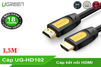 Cáp HDMI Ugreen 1,5M full HD 4Kx2K UG-10128