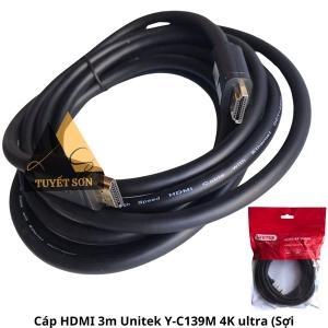 Cáp HDMI Unitek Y-C139M - 3m