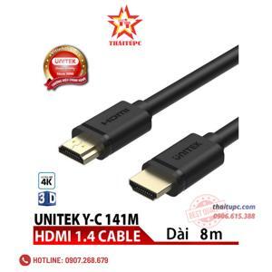 Cáp HDMI Unitek Y-C141M - 8m