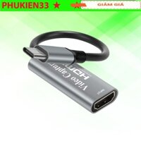 Cáp HDMI video capture ra cổng USB- C dùng cho livestream
