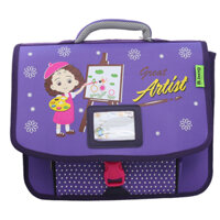 Cặp Học Sinh B.BAG Artist C-12-024 - Tím 33.5 x 30 x 10.5 cm