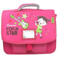 Cặp Học Sinh B.BAG Rock Star C-12-025 - Hồng 33.5 x 30 x 10.5 cm